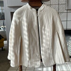 Zara cream colored cape size medium